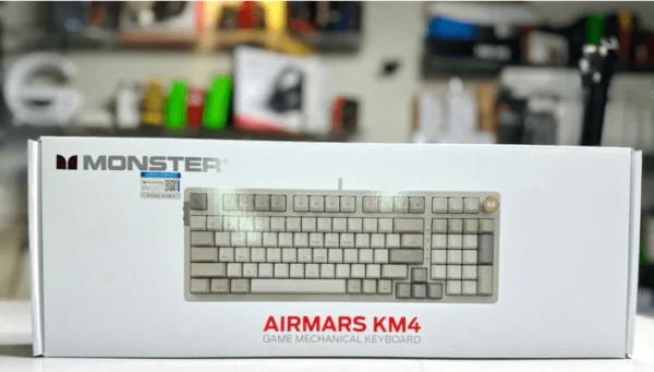 Monster Airmars KM4 Wired Mechanical Keyboard – Brown Switches, RGB Backlit, Type-C, 1000Hz Polling Rate - Image 4