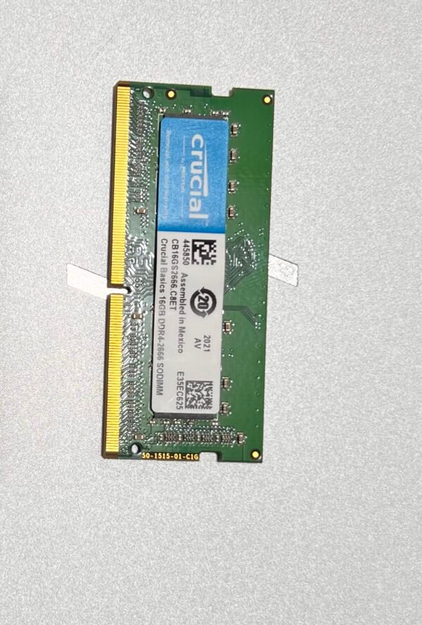 Crucial 16GB DDR4 Laptop RAM – 2666MHz/3200MHz SO-DIMM Memory Module