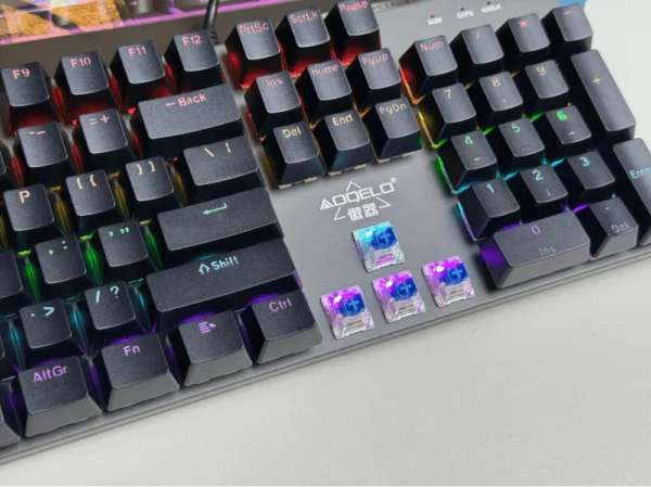 AOQELO AMG10 RGB Mechanical Gaming Keyboard – Blue Switches, Premium Build - Image 3